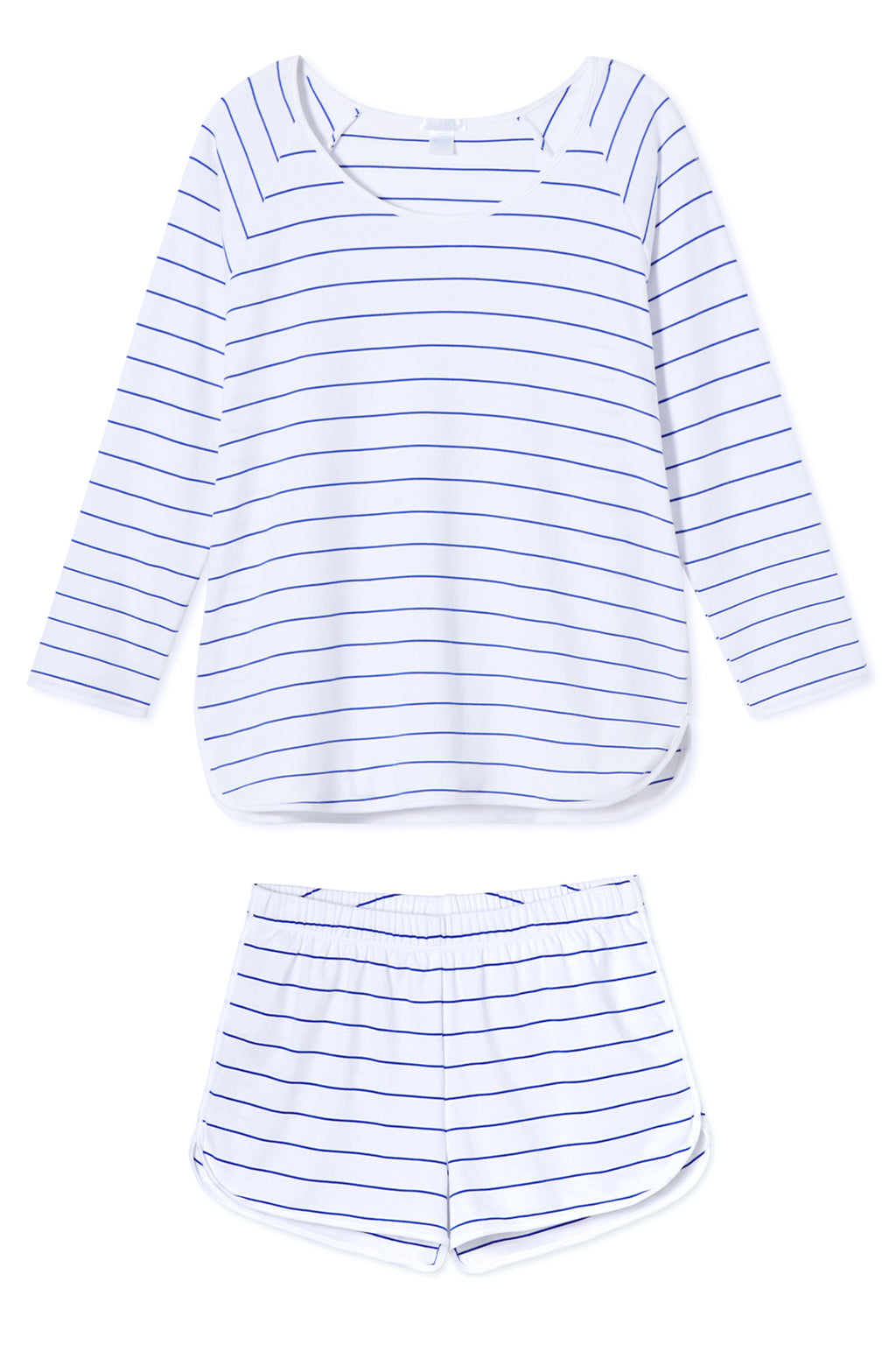 Pima Long-Short Set in Cobalt (Test) - Featured Image 2