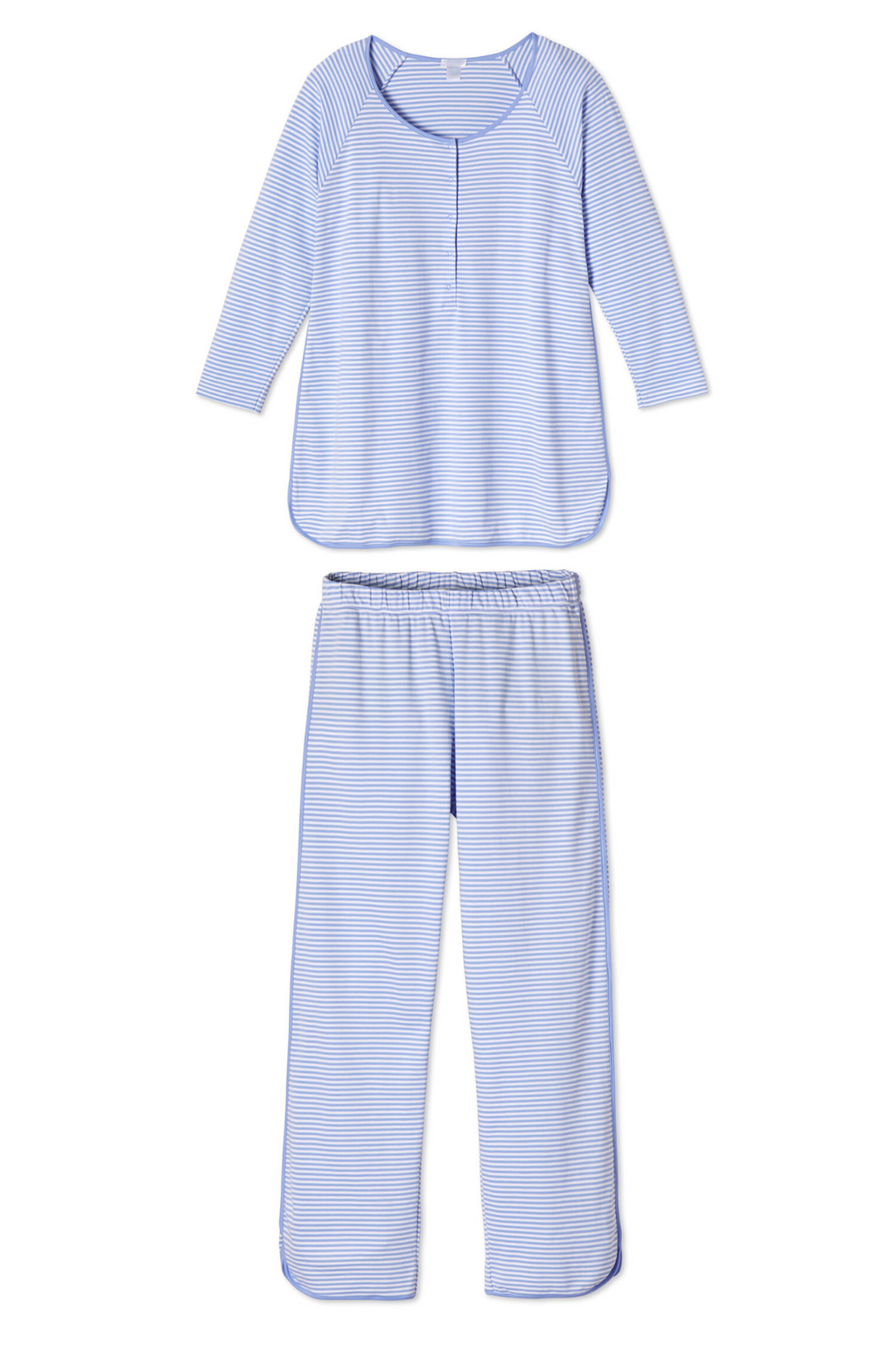 Pima Maternity Long-Long Set in Hydrangea - Featured Image 4