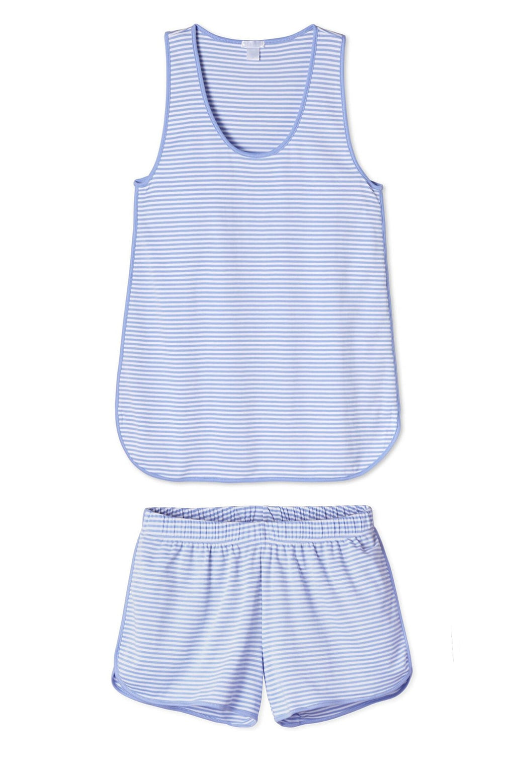 Pima Tank-Short Set in Hydrangea - Featured Image 4