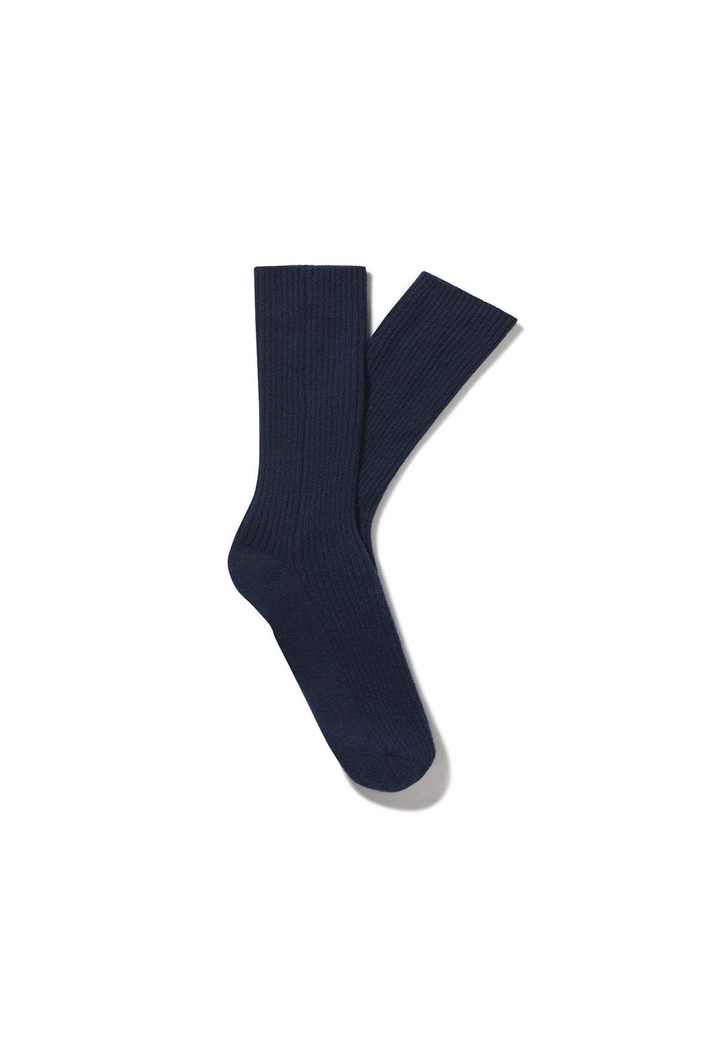 Cashmere Socks in Navy - Featured Image 2