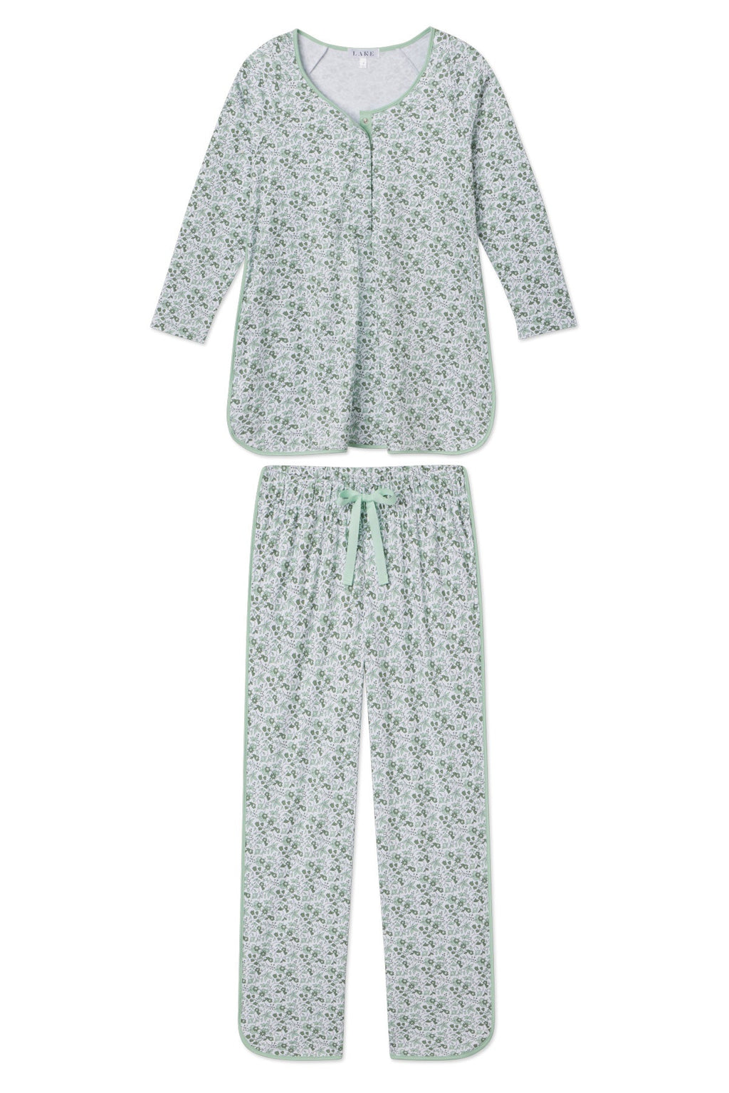 Pima Maternity Long-Long Set in Topiary Garden Floral - Featured Image 4