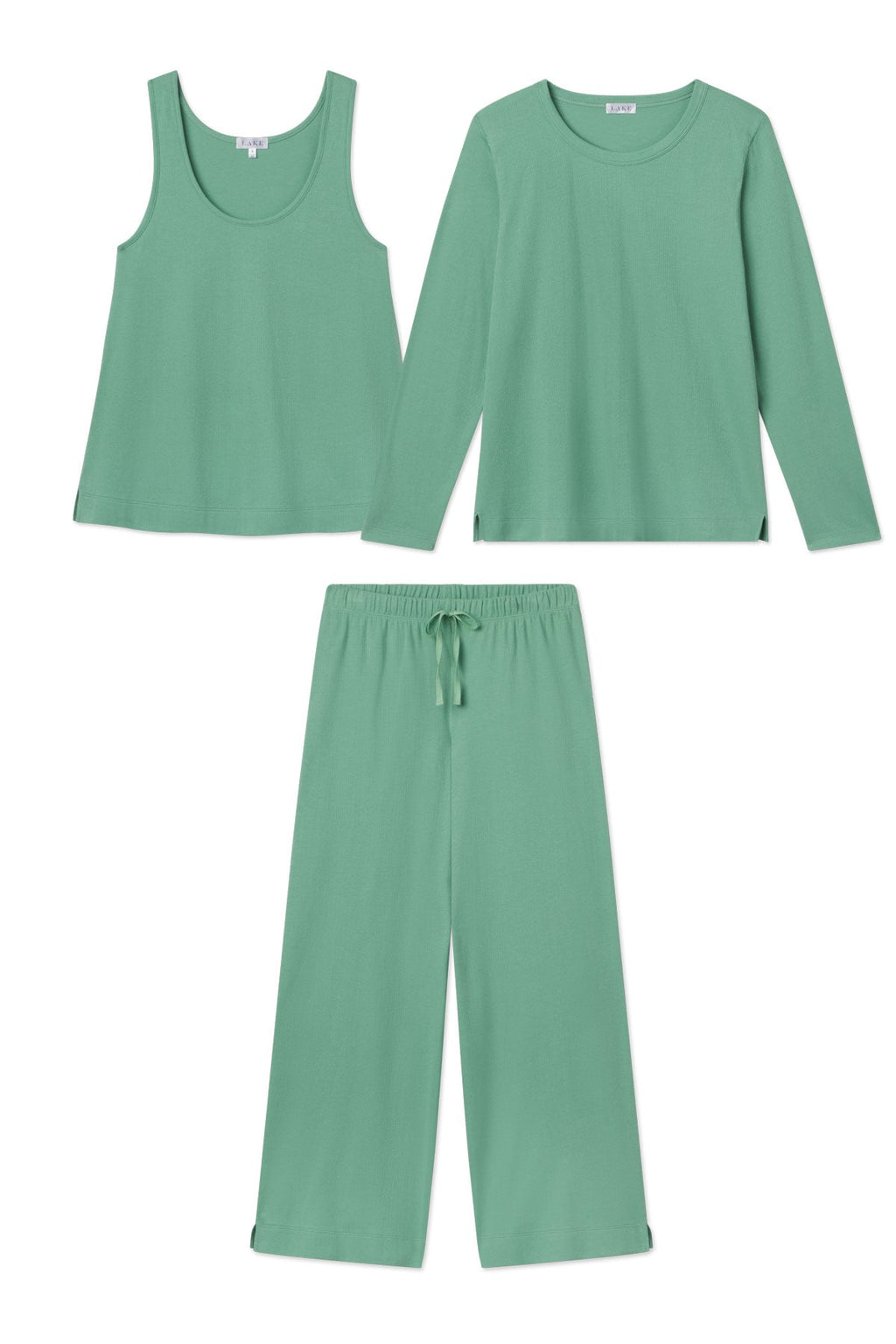 Pointelle Pants Bundle in Boxwood - Featured Image 4