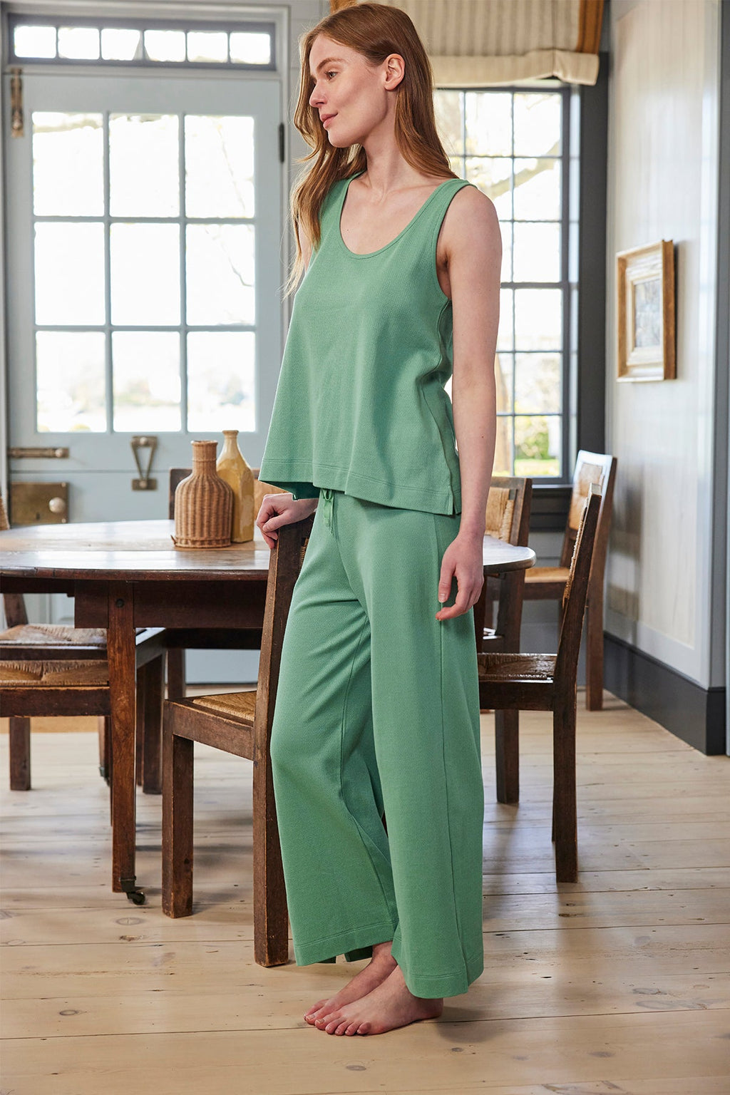 Pointelle Pants Bundle in Boxwood - Main Image 1