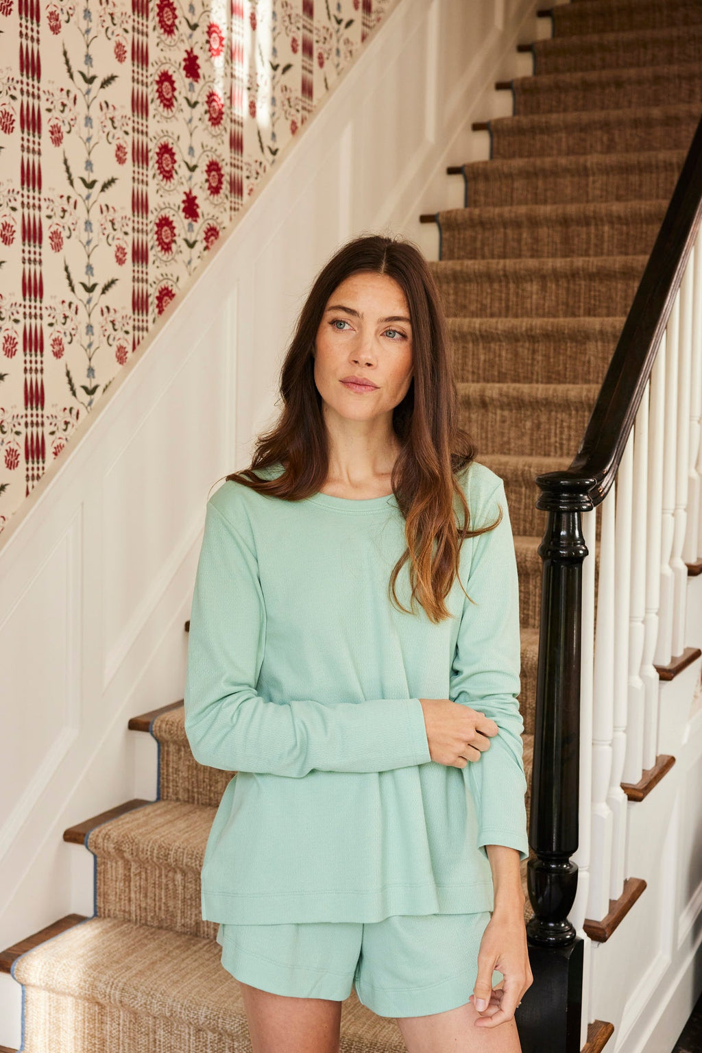 Pointelle Shorts Bundle in Parisian Green Solid - Main Image 3