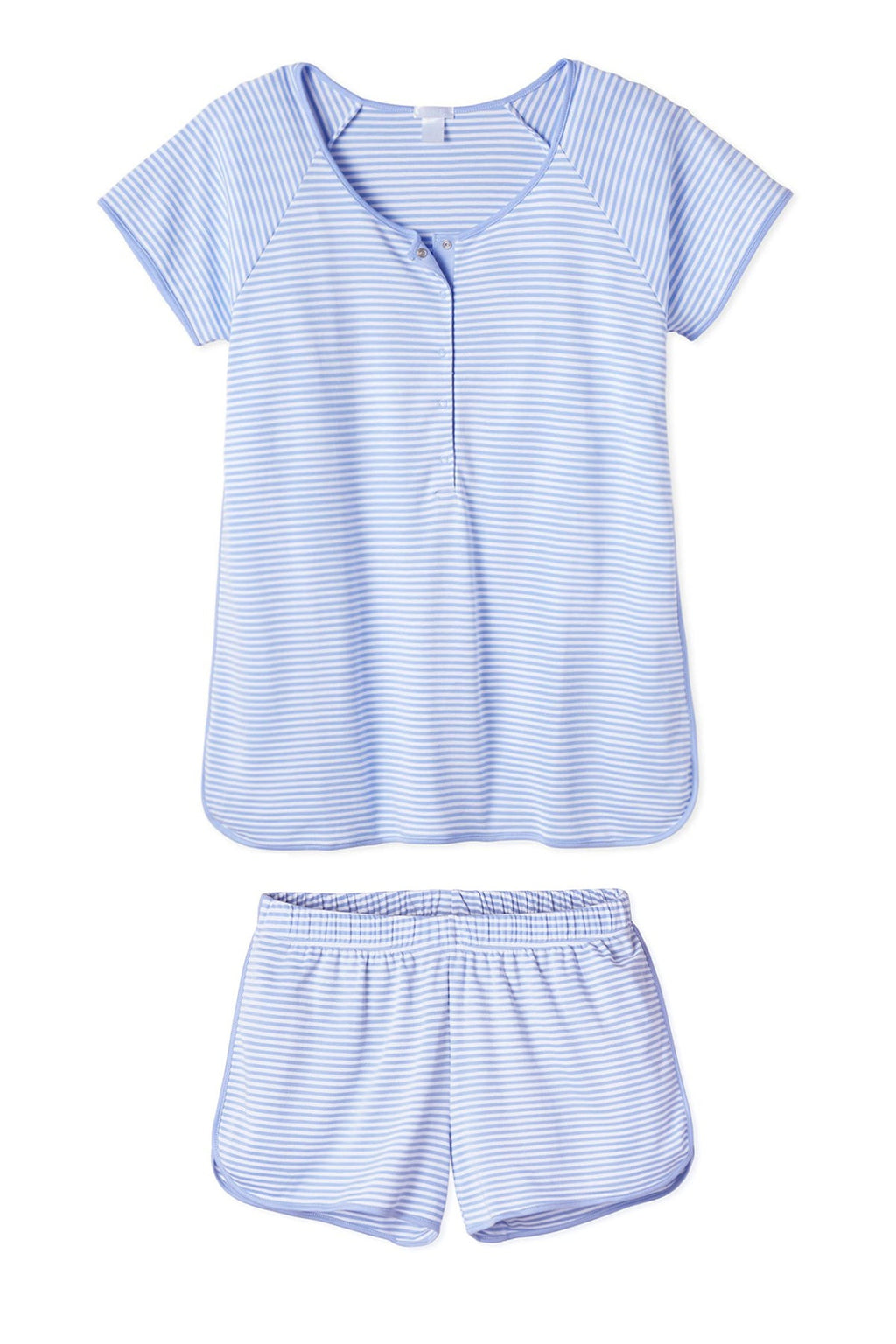 Pima Maternity Shorts Set in Hydrangea - Featured Image 4